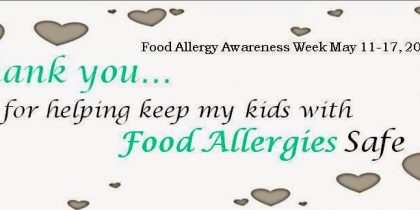 Thank you for keeping my kids with food allergies safe