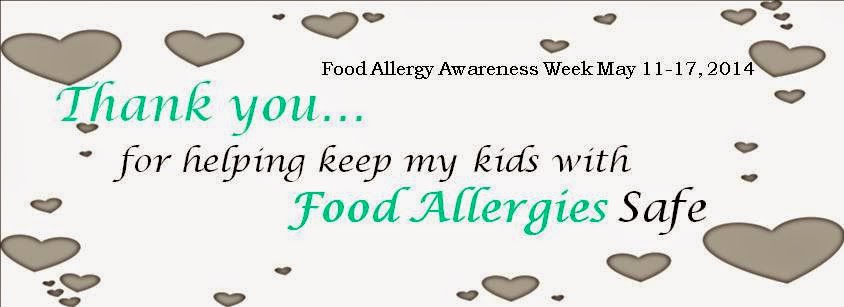 Thank you for keeping my kids with food allergies safe