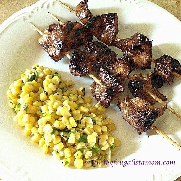 Gluten Free Balsamic Chicken BBQ Skewers Recipe